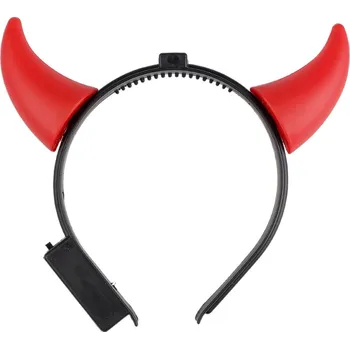 Vánoční dekorace Čertovské rohy svítící Varianta: 5 červená, Balení: 1 ks