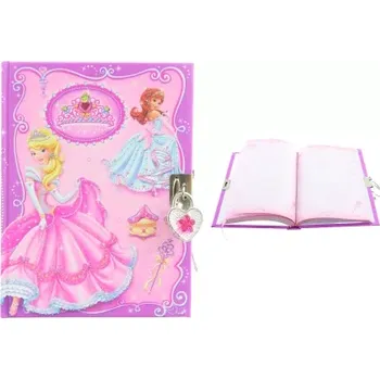 Zápisník Zápisník pro princezny se zámkem a klíčky