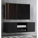 Vcm Nástěnná skříňka Jusa 115, černá