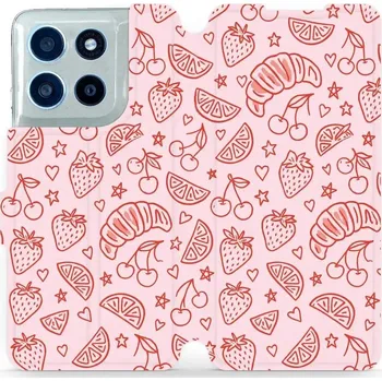 Pouzdro na mobilní telefon Flipové pouzdro Mobiwear - Motorola Moto G56 5G - VP86S Dobroty (Knížkové flip pouzdro, obal, kryt na mobil Motorola Moto G56 5G - VP86S Dobroty, materiál Umělá kůže + TPU - ochrana 360°, stojánek, silikonová vanička, magnetické zavírání)