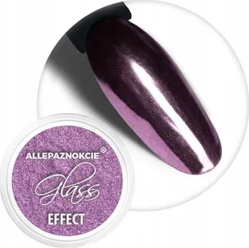 Prášek Ozdoby Na Nechty ALLEPAZNOKCIE 0,3g Efekt Skla Lilac Č.6