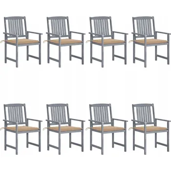 Zahradní židle VidaXL dřevěná béžová