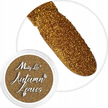 Molly Lac Prachová ozdoba na nehty Autumn Leaves 1 g - Č. 2 Zlatý podzim