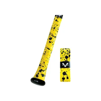 omotávka na kolo Omotávka na baseballovou pálku Vulcan V050 - ŽLUTÁ SPLATTER (0,50 mm)