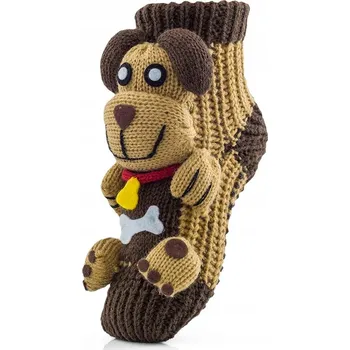 Dámské ponožky Teplé ponožky pro miminko domů s protiskluzem, zvířátka, vel. 22/26