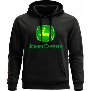 Pánská mikina MIKINA JOHN DEERE MIKINA S KAPUCÍ PRO MUŽE CHLAPCE VEL XXL
