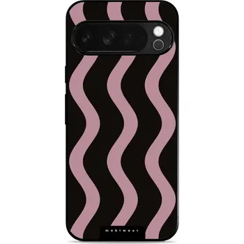 Pouzdro na mobilní telefon Lesklý kryt Mobiwear Glossy - Google Pixel 10 Pro XL - GA54G Fialové vlnky (Prémiové lesklé pouzdro, obal, kryt Mobiwear Glossy na mobil Google Pixel 10 Pro XL - GA54G Fialové vlnky, materiál Plast + TPU silikon - krytí po všech stranách, neošoupatelný)