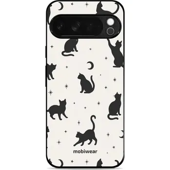 Pouzdro na mobilní telefon Lesklý kryt Mobiwear Glossy - Google Pixel 10 Pro XL - V162S Noční kočičky (Prémiové lesklé pouzdro, obal, kryt Mobiwear Glossy na mobil Google Pixel 10 Pro XL - V162S Noční kočičky, materiál Plast + TPU silikon - krytí po všech stranách, neošoupatelný)
