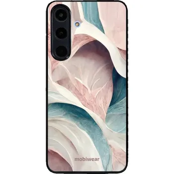 Pouzdro na mobilní telefon Lesklý kryt Mobiwear Glossy - Samsung Galaxy S25 FE - G026G - Růžový a zelenkavý mramor (Prémiové lesklé pouzdro, obal, kryt Mobiwear Glossy na mobil Samsung Galaxy S25 FE - G026G - Růžový a zelenkavý mramor, materiál Plast + TPU silikon - krytí po všech)