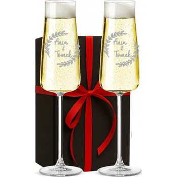 Sklenice Skleničky na šampaňské s gravírováním Svatební Hostina Novomanželé rozlučka se svobodou DÁREK