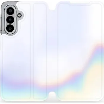 Pouzdro na mobilní telefon Flipové pouzdro Mobiwear - Samsung Galaxy A17 / A17 5G - VP64S Perleťový odstín (Knížkové flip pouzdro, obal, kryt na mobil Samsung Galaxy A17 / A17 5G - VP64S Perleťový odstín, materiál Umělá kůže + TPU - ochrana 360°, stojánek, silikonová vanička,)