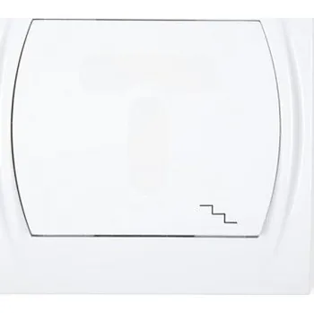 vypínač Schodišťový vypínač pod omítku Karlik bílý LWP-3