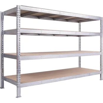 Dílenský regál Nekonečný průmyslový regál Trestles RNC 2000x3000x1000, nosnost 2200 kg, 4 police