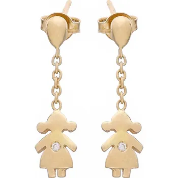 Náušnice Zlaton Náušnice žluté zlato 1.75g 000190203236