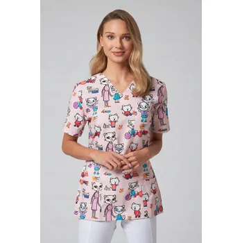 Pánská mikina Mikina zdravotnická Papilio Premium růžová - Kicia Kocia XL