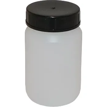 Dóza na potraviny 376-71492 HDPE DÓZA 100 ML NATUR KULATÁ ŠIROKOHRDLÁ, BEZ UZÁVĚRU