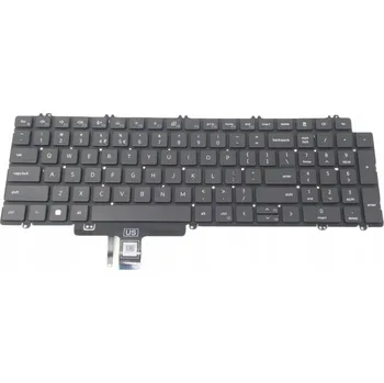 Náhradní klávesnice pro notebook Klávesnice DELL 99, US-INTL, M20IXU-BS, 11, RHGDM