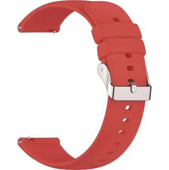 Řemínek na hodinky SmartFit Silikonový řemínek šířka 22mm / červený / 230254 660558