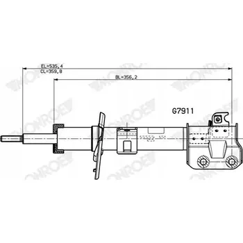 Monroe G7911 Tlumič