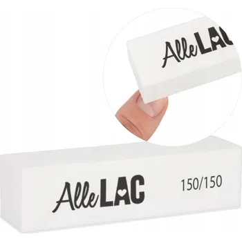 LEŠTICÍ BLOK NA NEHTY BÍLÝ STANDARD 150/150 ALLELAC 1 ks