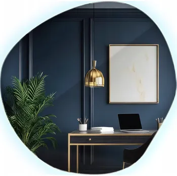 Zrcadlo Minimalistické Zrcadlo do Koupelny LED Závěsné 50