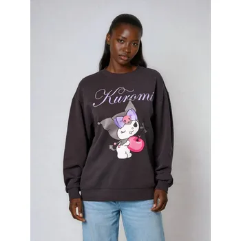 Dámská mikina Sinsay - Mikina typu crewneck Kuromi - šedá - 898HJ-90X - 898HJ-90X-S