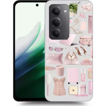 Pouzdro na mobilní telefon Picasee silikonový černý obal pro Xiaomi Redmi 15 5G - Glam Babe