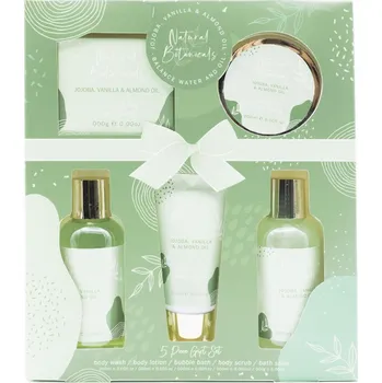 Sprchový gel Becasan Nature sada: sprchový gel, 120 ml + koupelový gel, 120 ml + tělový balzám, 50 ml + tělový peeling, 50 ml + koupelová sůl, 50 g