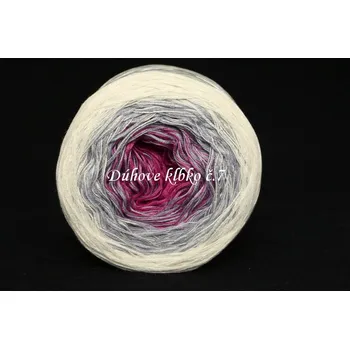 Příze Duhové klubko šedovínová 250 m