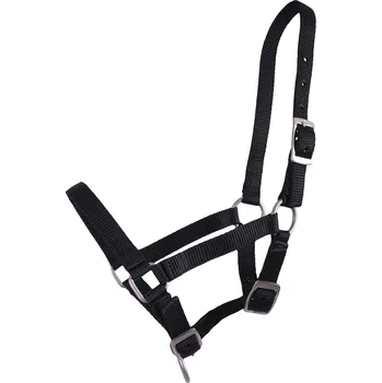 Vybavení pro koně Hříběcí ohlávka QHP, černá, Hříbě falabella