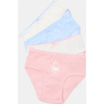 Sinsay - Žebrované kalhotky 4 balení - vícebarevná - 911FZ-MLC - 911FZ-MLC-U12