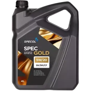 Motorový olej SPECOL SPEC GOLD SYNTHETIC SN/SM/CF 5W/20 4L