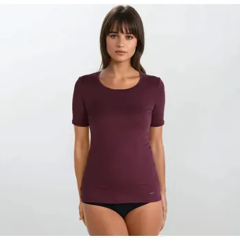 Dámské tričko DÁMSKÉ TRIČKO - CAMINO: Vínová M