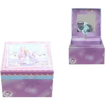 Šperkovnice Hrací šperkovnice s princeznou a koněm