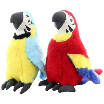 plyšák Papoušek Ara 2 barvy 23 cm