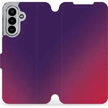 Pouzdro na mobilní telefon Flipové pouzdro Mobiwear - Samsung Galaxy A17 / A17 5G - VP67S Fialový a růžový odstín (Knížkové flip pouzdro, obal, kryt na mobil Samsung Galaxy A17 / A17 5G - VP67S Fialový a růžový odstín, materiál Umělá kůže + TPU - ochrana 360°, stojánek, silikonová)