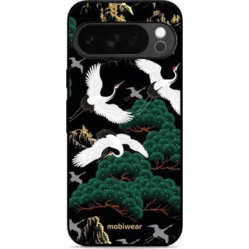 Pouzdro na mobilní telefon Lesklý kryt Mobiwear Glossy - Google Pixel 10 Pro - G042G - Jeřábi (Prémiové lesklé pouzdro, obal, kryt Mobiwear Glossy na mobil Google Pixel 10 Pro - G042G - Jeřábi, materiál Plast + TPU silikon - krytí po všech stranách, neošoupatelný potisk, tenké)