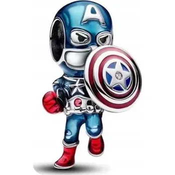 Přívěsek Přívěsek Simply Me Kapitán Amerika Marvel stříbro 925