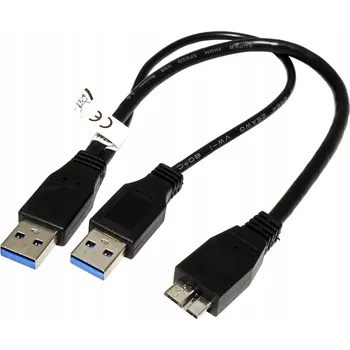 Datový kabel Goobay 95746 kabel USB 0,3 m USB A Micro-USB B Černý