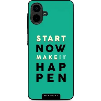 Pouzdro na mobilní telefon Lesklý kryt Mobiwear Glossy - Samsung Galaxy A07 - G079G Make it hapen (Prémiové lesklé pouzdro, obal, kryt Mobiwear Glossy na mobil Samsung Galaxy A07 - G079G Make it hapen, materiál Plast + TPU silikon - krytí po všech stranách, neošoupatelný potisk,)