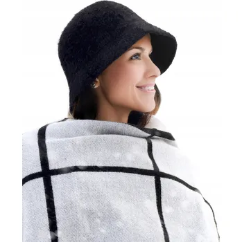 Klobouk Dámský klobouk bucket hat s regulací, černý, univerzální velikost YOCLUB