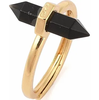 Kouzelnická sada Prsten pro čarodějku Obsidián 54 mm - 58 mm (US 7 - US 9)