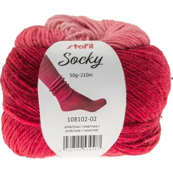 Příze Příze Stafil Socky červenorůžová