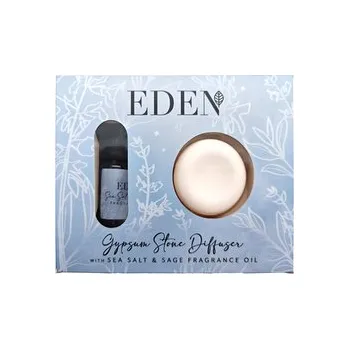 Aroma difuzér Sádrový kamenný difuzér s vonným olejem Eden - Mořská sůl a šalvěj