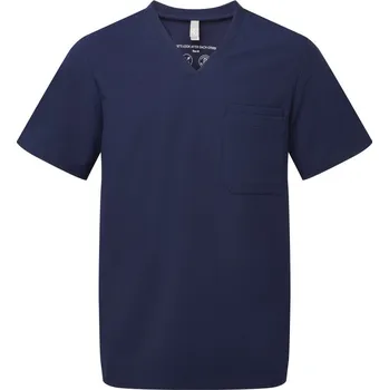 pracovní tričko Premier Tričko NN 200, elastické, kazak s výstřihem do V, krátký rukáv, pánské COT39N20000303-navy L Navy