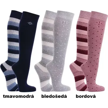 Dámské punčochy Dámské podkolenky 41210 - 2 páry - 39-42 / tmavě modrá