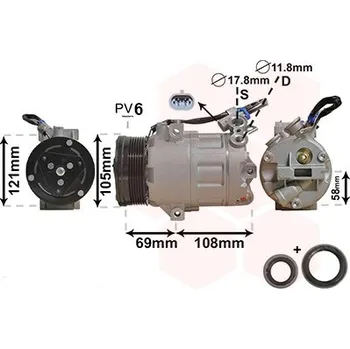 Kompresor klimatizace Kompresor, klimatizace VAN WEZEL 3700K438