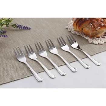 Příbor Vidličky na dorty AMBITION VERONA z nerezové oceli (6 ks)