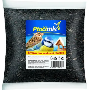 Krmivo pro ptáka Slunečnice černá 400 g