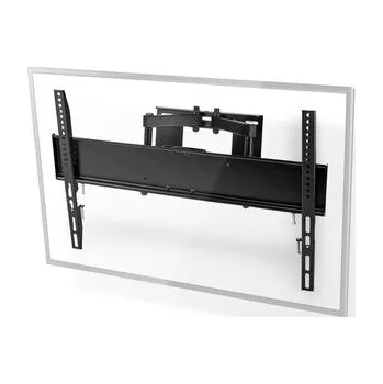 Televizní držák NEDIS nástěnný TV držák/ 37 - 80"/ nosnost 35 kg/ náklon 15°/ otočný 0 - 180°/ Full Motion/ ocel/ černý